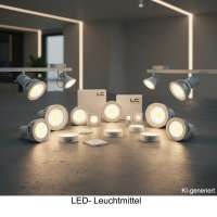 Symbolbild (KI-generiert) Leuchtmittel - Beste LED-Lampen & Beleuchtung | Jetzt online entdecken